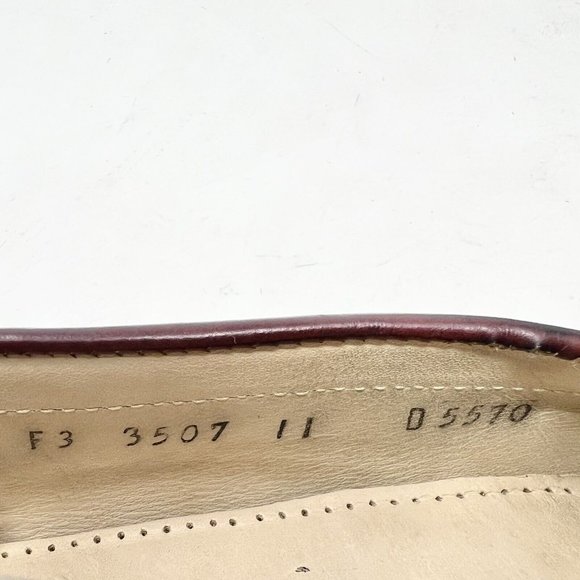 Cole Haan Mens F3 3507 Pinch Burgundy Tassel Loafer Slip On Dress Men's 11 M GUC - Picture 11 of 11